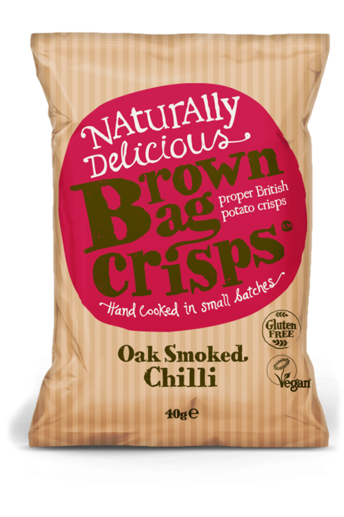 Brown Bag Crisps | Oak Smoked Chilli | Gluten Free Crisps