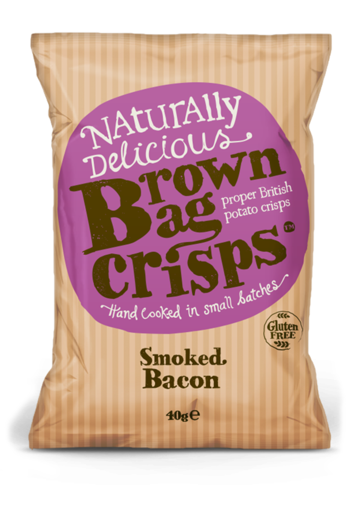 Brown Bag Crisps | Smoked Bacon | Gluten Free Crisps